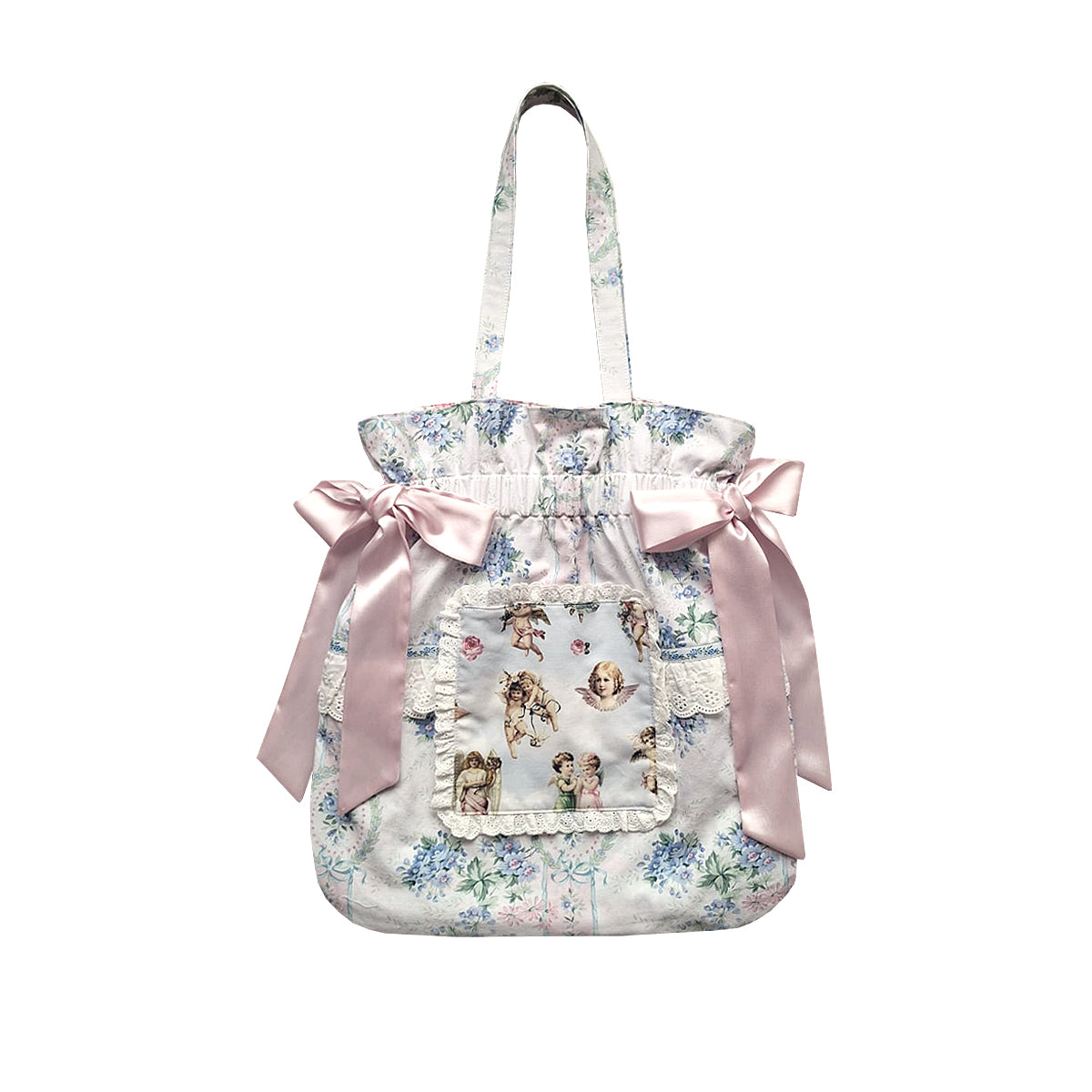 Bow Maxi Tote Bag 03 - Angel