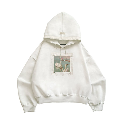 Swan Lace Hoodie PREORDER