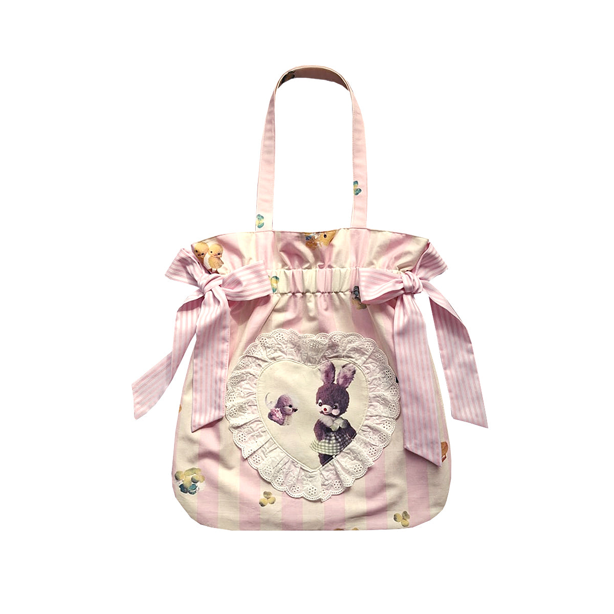 Bow Maxi Tote Bag 06 - Bunny