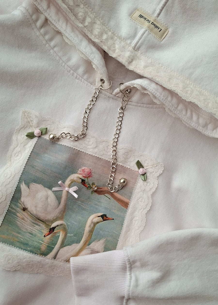 Swan Lace Hoodie PREORDER
