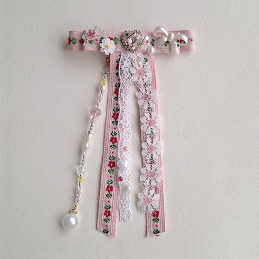 Trinket Bow 04 Strawberry