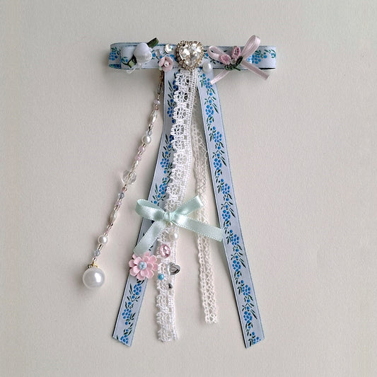 Trinket Bow 07 Blueberry