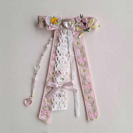 Trinket Bow 09 Apricot
